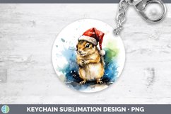 GorgeousSanta Hat Keychain design.