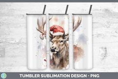 GorgeousSanta Hat Tumbler design.