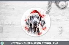 GorgeousSanta Hat Keychain design.