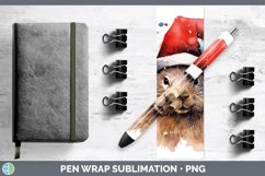 GorgeousSanta Hat Pen Wrap design.