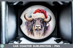 GorgeousSanta Hat Car Coaster design.
