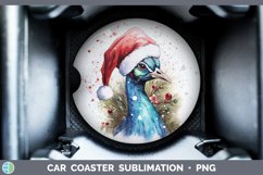 GorgeousSanta Hat Car Coaster design.