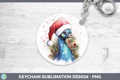 GorgeousSanta Hat Keychain design.