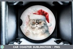 GorgeousSanta Hat Car Coaster design.