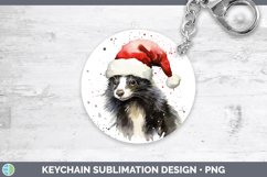 GorgeousSanta Hat Keychain design.