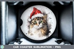 GorgeousSanta Hat Car Coaster design.