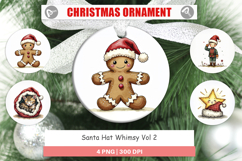 Santa Hat Whimsy Ornament Product Image 1