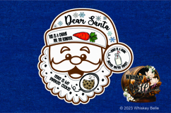 Santa Tray, Uses Sublimation and Laser Cutting, PNG SVG Product Image 1