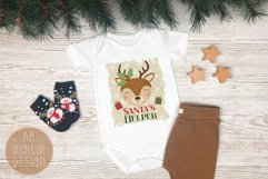 Christmas Sublimation Design | Santa's Helper | Reindeer Product Image 2