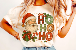 Ho Ho Ho PNG, Christmas PNG, Merry Christmas PNG, Preppy PNG Product Image 2