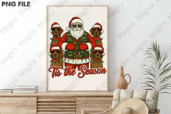 Santa Hunting Dogs PNG Product Image 3