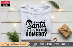Santa Is My Homeboy SVG | Christmas SVG | Holiday SVG | Xmas Product Image 2