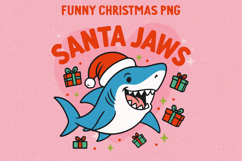 Funny Sarcastic Christmas Illustration, Sublimation PNG. Product Image 1