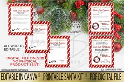 Santa Kit Editable Canva Letters to Santa Gift Tags From Santa Nice List Certificate Letter Explaining Santa Are You Santa