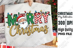 Santa Merry Christmas Sublimation Product Image 1