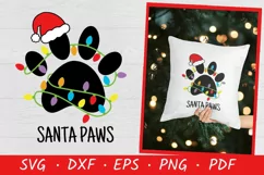 Christmas cut file being used as a shirt print for dog lovers