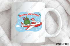 Santa Plane Ride Christmas PNG Product Image 4