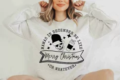 Funny Christmas Mom Svg, Sarcastic Christmas Shirt SVG Product Image 1