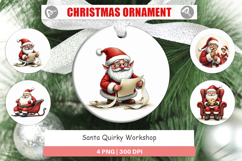 Santa&#039;s Quirky Workshop Ornament Product Image 1