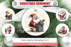 Santa&#039;s Quirky Workshop Ornament Product Image 1