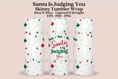 Santa Quotes christmas skinny tumbler sublimation wrap with high resolution and transparant background are for 20oz and 30oz skinny tumbler