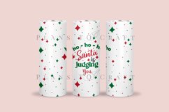 Santa Quotes christmas skinny tumbler sublimation wrap with high resolution and transparant background are for 20oz and 30oz skinny tumbler