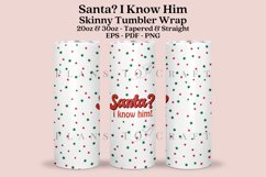 Santa Quotes skinny tumbler sublimation wrap with high resolution and transparant background are for 20oz and 30oz skinny tumbler