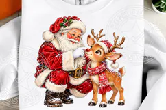 Santa Reindeer Boop Cute Christmas Reindeer & Santa Holiday Product Image 1