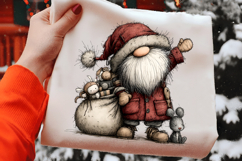 Santa &amp; Reindeer Christmas Clipart Product Image 2