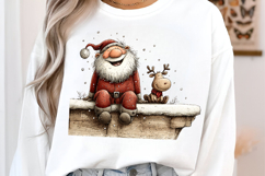 Santa Reindeer Christmas Clipart Product Image 3