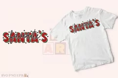 Santa's Favorite, Winter Christmas SVG T-shirt Design Product Image 2