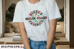 Santa's Favorite Cheer Coach Christmas PNG Design Product Image 2