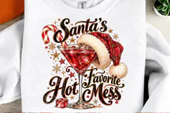 Santa's Favorite Hot Mess PNG Product Image 2