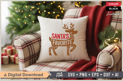 Santa&#039;s Favorite SVG | Christmas SVG | Holiday SVG | Xmas Product Image 4