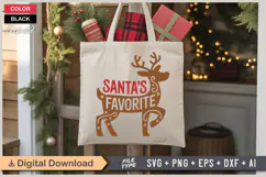 Santa's Favorite SVG | Christmas SVG | Holiday SVG | Xmas Product Image 5