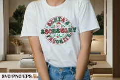Santa's Favorite Secretary Christmas PNG Design Product Image 2