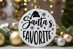 Santa's Favorite SVG , Christmas Quote SVG , Festive SVG Product Image 2