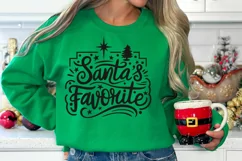 Santa's Favorite SVG PNG, Christmas Design, Funny Santa SVG Product Image 3