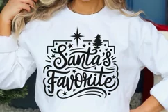Santa's Favorite SVG PNG, Christmas Design, Funny Santa SVG Product Image 4