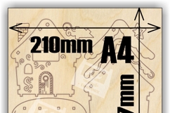 Santa House Light Box SVG Product Image 6