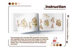 Santa Workshop Ornament - Laser Cut File, SVG House Plan Product Image 7