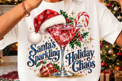 Santa's Sparkling Holiday Chaos Christmas Martini Cocktail Product Image 3