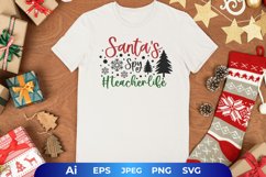 Santa's Spy #teacherlife, Funny Christmas Sublimation Product Image 1