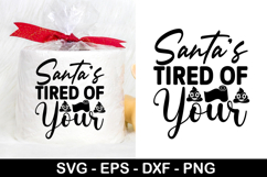 Christmas Toilet Paper SVG Design - Christmas Design Product Image 5