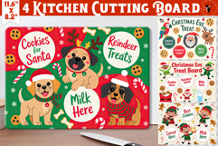 Christmas Treat Board | Christmas Cutting Board Santa Tray Product Image 1