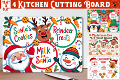 Christmas Santa Treat Board bundle | Christmas Cutting Board Product Image 7