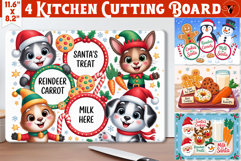 Christmas Santa Treat Board bundle | Christmas Cutting Board Product Image 12