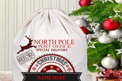 Santa Sack design SVG, Christmas Chimney Legs Santa Claus Product Image 2