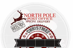 Santa Sack design SVG, Christmas Chimney Legs Santa Claus Product Image 3