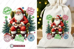 santa sack png, christmas sublimation, santa for png file Product Image 1